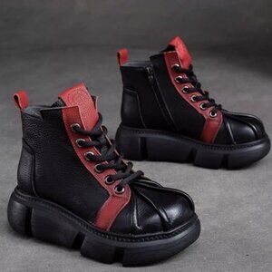 Ladies Shoes Lace up Boots